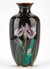 Japanese Meiji Cloisonne Iris Vase Kodenji Workshop