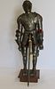 Antique Life Size Knights Armour & Sword On Stand