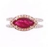 HANA Ruby & Rare Pink Diamond 18K Ring