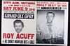 Roy Acuff & Eddy Arnold Grand Ole Opry Posters
