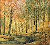 Gary Milek (Vermont, b. 1941)       Autumn Landscape.