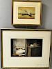 Two Framed Robert Spring (Maine, 20th Century) Watercolors