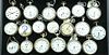 19 Silver Tone Case Pocket Watches