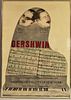 Framed Larry Rivers Gershwin Exhibition Poster