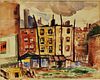 Howard Simon (New York/California, 1902-1979)       Bleeker Street.
