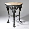 Abolitionist Cast Iron Table