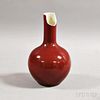 Oxblood Monochrome Porcelain Vase