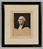 Washington, George (1732-1799) Portrait by Jacques Reich (1852-1923) Signed, 1902.