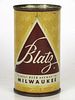 1953 Blatz Beer 12oz 39-18 Milwaukee, Wisconsin