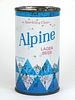 1960 Alpine Lager Beer 12oz 30-05 Potosi, Wisconsin
