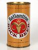 1960 Ballantine Bock Beer 12oz 34-22.1 Newark, New Jersey