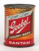1953 Goebel Light Lager Luxury Beer 8oz Unpictured. Detroit, Michigan
