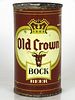 1957 Old Crown Bock Beer 12oz 105-20 Fort Wayne, Indiana