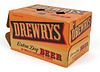 1955 Drewrys Extra Dry Beer (For Horoscope Cans) Six Pack Can Carrier South Bend, Indiana