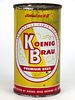 1960 Koenig Brau Beer 12oz 88-31.1 Chicago, Illinois