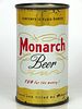 1952 Monarch Beer 12oz 100-17 Chicago, Illinois
