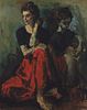 Moses Soyer, Am. 1899-1974, Dancers at Rest, 1960, Oil on canvas, framed