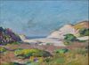 Mabel May Woodward, Am. 1877-1945, Dunes, c. 1920s, Oil on canvasboard, framed