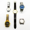 5pc Vintage Silver and Gold Tone Watches