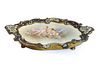 Fine Champleve Enamel Bronze Sevres Tray, CARLE Signed