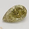 3.06 ct, Natural Fancy Brownish Yellow Even Color, VVS2, Pear cut Diamond (GIA Graded), Appraised Value: $50,100 