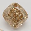 5.02 ct, Natural Fancy Brown Yellow Even Color, VS1, TYPE IIa Cushion cut Diamond (GIA Graded), Appraised Value: $136,000 