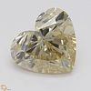 2.04 ct, Natural Fancy Light Yellowish Brown Even Color, SI1, Heart cut Diamond (GIA Graded), Appraised Value: $23,600 
