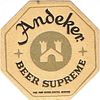 1969 Andeker Beer Supreme 4Â¼ inch coaster WI-PAB-66 Milwaukee, Wisconsin