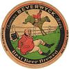 1939 Beverwyck Famous Beer 4Â¼ inch coaster NY-BEV-29C Albany, New York