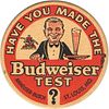 1936 Budweiser Beer 4Â¼ inch coaster AB-1250 Saint Louis, Missouri