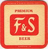 1957 F&S Premium Beer PA-FUR-10 Shamokin, Pennsylvania