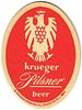 1962 Krueger Pilsner Beer NJ-KRU-16 Cranston, Rhode Island