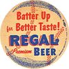 1938 Regal Beer 4 inch coaster FL-ABC-1 Miami, Florida