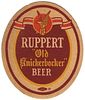 1946 Ruppert Old Knickerbocker Beer 4Â¼ inch coaster NY-RUP-2 New York, New York