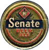 1939 Senate Beer/Ale 4 inch coaster DC-CHR-5 Washington, District Of Columbia