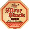 1940 Silver Stock Beer Octagon 4Â¼ inch coaster PA-GRAU-8 Harrisburg, Pennsylvania