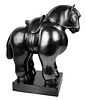 Large Fernando Botero Bronze Figure of Trojan Horse, Signed and Numbered 4/6