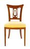* A Biedermeier Side Chair Height 34 inches.