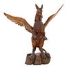 A Continental Carved Griffin Height 42 1/2 inches.