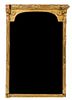 A Continental Giltwood Mirror Height 42 inches.