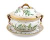 * Royal Copenhagen Flora Danica Covered Tureen and Underplate Length of underplate 15 5/8 inches.