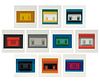 Josef Albers, Ger./Am. 1888-1976, Ten Variants, 1966, Complete set of 10 screenprints, framed under plexiglass