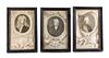 * A Set of Six English Engravings Height of largest engraving 14 5/8 x width 9 inches.
