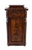An Adam Style Mahogany Pedestal Cabinet Height 39 inches.