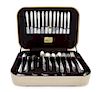 An American Silver Flatware Service, Alvin Sterling, Providence, RI, Southern Charm pattern, comprising: 12 dinner knives 11 lun
