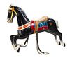 A Carved and Painted Wood Carousel Horse Length of horse 55 inches.