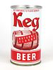 1969 Keg Beer ring top can Maier Los Angeles California