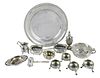 13 English Silver Table Items