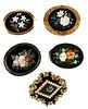 Five Assorted Antique Brooches 