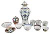 Eleven Pieces of Assorted Chinese Export Porcelain